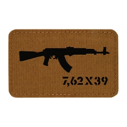 Naszywka M-Tac AKM 7,62x39 Laser Cut coyote