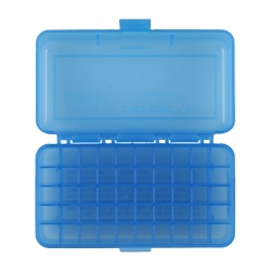 Pudełko na amunicję kulową MTM RM-50-24 308win 50szt. Niebieskie