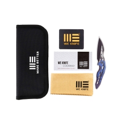 Nóż składany WE Knife Eidolon WE19074A-B black / silver