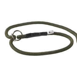 Smycz z obrożą 4wild bezszelestna 275 cm khaki