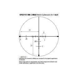 Luneta celownicza Vortex Viper PST II 1-6x24 30 mm VMR-2