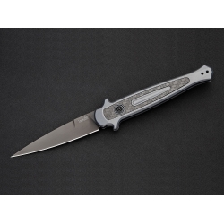 Nóż składany Kershaw Auto Launch 8 Stiletto 7150GRYBLK