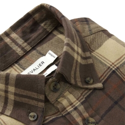 Koszula męska Chevalier Heron Soil Brown Checked