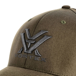 Czapka z daszkiem męska Vortex Core Logo Flexfit oliwkowa