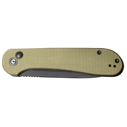 Nóż składany Civivi Button Lock Elementum C2103B olive micarta