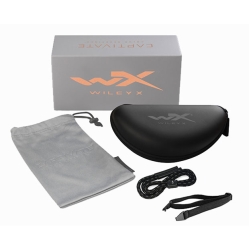 Okulary Wiley X Ozone Captivate CCOZN08 smoke grey, czarne oprawki