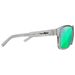 Okulary Wiley X Trek AC6TRK07 captivate green mirror, szare oprawki