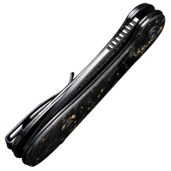 Nóż składany Civivi Elementum C907C-DS1 shredded carbon fiber / golden  black
