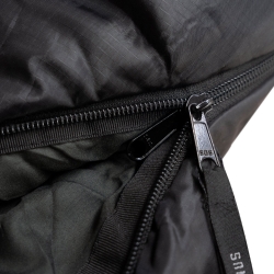 Śpiwór Alpinus Classic 1250 czarno-czerwony dla praworęcznych