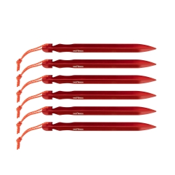 Szpilki do namiotu Tatonka Peg Light 15 cm. 6 szt.czerwone