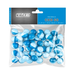 Kule proszkowe T4E Sport CKB kal. .68 50 szt. niebieskie