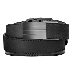 Pas strzelecki Kore Essentials Buffalo Leather Gun Belt X2 czarny