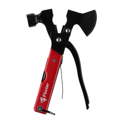 Multitool Foxter narzędzie wielofunkcyjne survival młotek etui 17w1