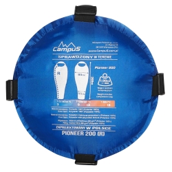 Śpiwór Campus PIONEER 200 ciemnoniebieski dla leworęcznych