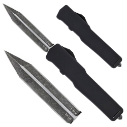Nóż OTF Templar Knife Excalibur Slim Black Rubber Dagger