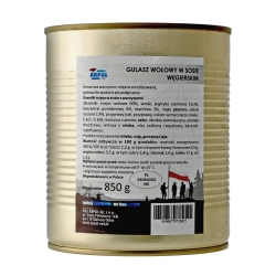 Gulasz Arpol wołowy w sosie węgierskim 850 g