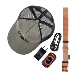 Urządzenie do śledzenia psów MiniFinder Rex z obrożą plus czapka gratis