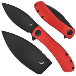 Nóż składany Trollsky Knives Mandu czerwony G10