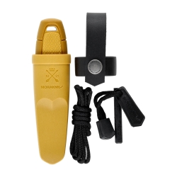 Nóż Morakniv Eldris żółty z zestawem Neck Knife stal nierdzewna