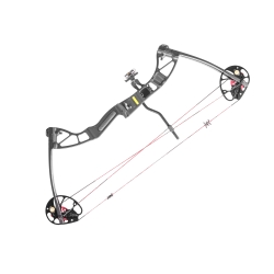 Łuk bloczkowy dla dorosłych i młodzieży  Ek Rex Quad 15-55 lb 28" czarny