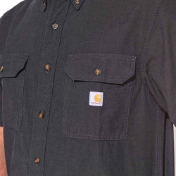 Koszula Carhartt Loose Chambray z krótkim rękawem black chambray