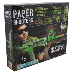 Karabin Paper Shooters Green Spit zestaw
