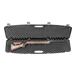 Kufer na bron Megaline czarny 125x25x11cm klamry