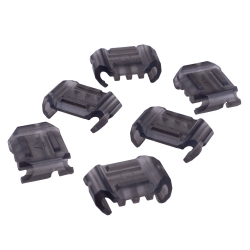 Osłony na szynę Picatinny Strike Industries z wielokierunkowym systemem prowadzenia kabli 6 szt.