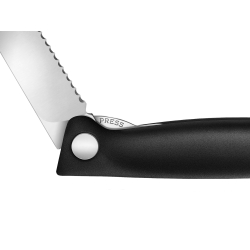 Nóż Victorinox Swiss Classic 6.7833.FB ząbkowany, czarny, składany