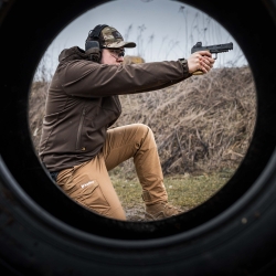 Ochronniki słuchu aktywne RealHunter Active ProSHOT BT oliwkowe