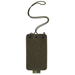 Pokrowiec na identyfikator M-Tac z przezroczystym panelem zielony