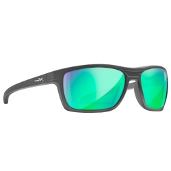 Okulary Wiley X Kingpin Captivate ACKNG07 green mirror, grafitowe oprawki