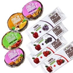 Zestaw Porcja Dobra z 8 kostek z niespodzianką Super Dino