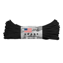 Paracord 	Atwood Rope MFG 550-7 4mm 30,48m czarny