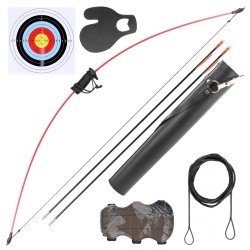 Łuk klasyczny NXG RB First Shot Competition Set 15 lbs młodzieżowy, czerwony