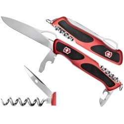 Scyzoryk Victorinox Ranger 61 M Grip 0.9553.MC czerwono-czarny