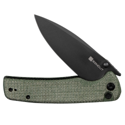 Nóż składany Sencut Sachse S21007-2 green micarta