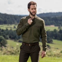 Koszula męska Tagart Lenny ciemnozielona