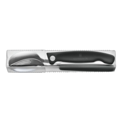 Zestaw sztućców Victorinox 6.7192.F3 (nóż składany, widelec, łyżka) czarny
