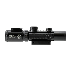 Luneta celownicza Combat 2-6x28 TAC 30 mm iRD Mildot + montaż 22 mm