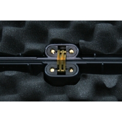 Kufer na bron Megaline czarny 97x25x10 cm zamek