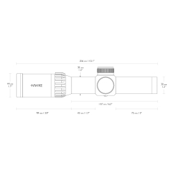 Luneta celownicza do kuszy Hawke XB30 Pro Crossbow 1-5x24 SR IR