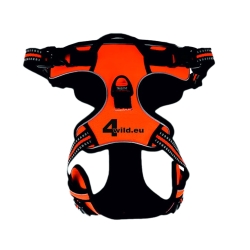 Szelki dla psa 4wild Guard bezuciskowe pomarańczowe