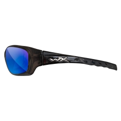 Okulary Wiley X Gravity Captivate CCGRA19 blue mirror, czarne oprawki