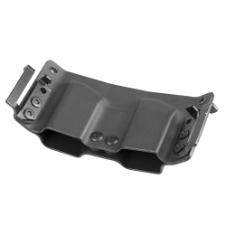 Ładownica podwójna RH Holsters OWB do Glock 17, bez sweatguardu, speedloops 40 mm, prawa, czarna