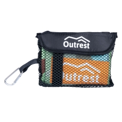 Ręcznik szybkoschnący Outrest z jeleniem pomarańczowy