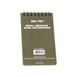 Notes wodoodporny Mil-Tec 75 x 130 mm oliwkowy