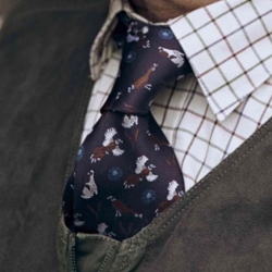 Krawat Chevalier Spaniel Silk Tie