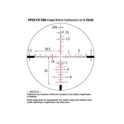 Luneta celownicza Vortex Viper PST II 5-25x50 30 mm AO EBR-4