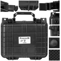 Kufer na broń Poseidon 10 235x181x105 mm czarny